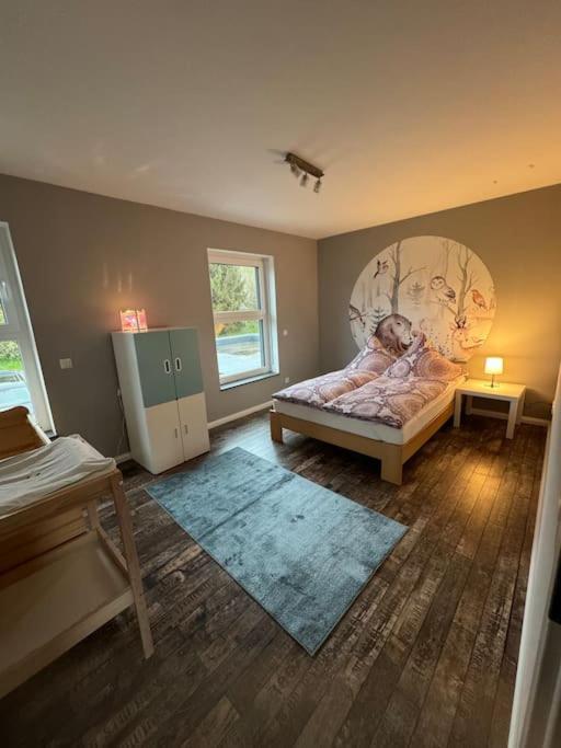 Modernes Ferienhaus In Uedersdorf ภายนอก รูปภาพ